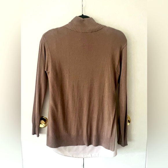 Ann Taylor Layered mock neck sweater - Picture 3 of 3